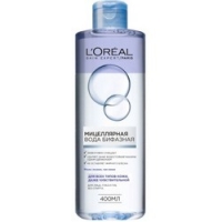 L'Oreal Dermo-Expertise - Мицеллярная вода с маслами для всех типов кожи, 400 мл - фото 1