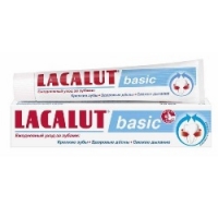 Lacalut Basic - Зубная паста,  75 мл зубная паста lacalut basic черная смородина имбирь 75 мл