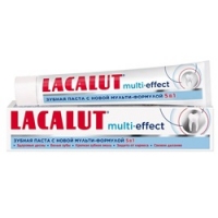 Lacalut Multi-Effect - Зубная паста, 75 мл зубная паста lacalut мульти эффект 75 мл