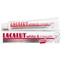 Lacalut White&Repair - Зубная паста, 75 мл зубная паста lacalut® white