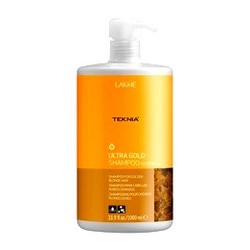 Фото Lakme Ultra Gold Shampoo - Шампунь для поддержания оттенка окрашенных волос Золотистый, 1000 мл