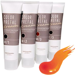 Фото Lebel Color Prefal Cream Accent Orange - Краска для волос, тон оранжевый, 140 г