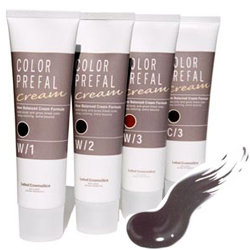 Фото Lebel Color Prefal Cream Warm 1 - Краска для волос, тон темно-коричневый, 140 г