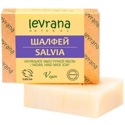 Фото Levrana - Натуральное мыло ручной работы "Шалфей", 100 г