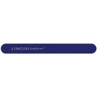 Limoni Color - Пилка для ногтей темно-синяя прямая, 220*220 - фото 1