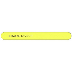 Фото Limoni Color - Пилка для ногтей желтая прямая, 320*320