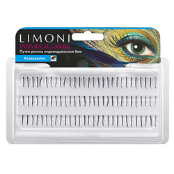 Фото Limoni Individual Lashes - Пучки ресниц индивидуальные черные 8 мм