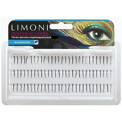 Фото Limoni Individual Lashes - Пучки ресниц индивидуальные черные 10 мм
