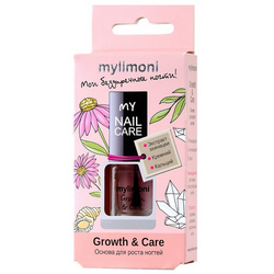 Фото Limoni Mylimoni Growth And Care - Основа для роста ногтей, 6 мл
