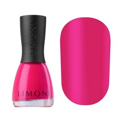 Фото Limoni Neon Collection - Лак для ногтей матовый неоновый тон 589, фуксия, 7 мл