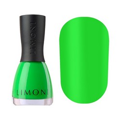 Фото Limoni Neon Collection - Лак для ногтей матовый неоновый тон 592, зеленый, 7 мл