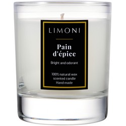 Фото Limoni Pain d'epice - Ароматическая свеча Пирог со специями, 140 гр
