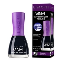 

Limoni Vinyl Collection 7 Days Fast Dry Top Coat - Быстросохнущее покрытие для лака, 7 мл