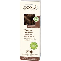 Фото Logona Color Creme Herbal Hair Colour Nougat Brown - Крем-краска для волос, тон Коричневая Нуга, 150 мл