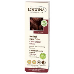 Фото Logona Color Creme Herbal Hair Colour Tizian - Крем-краска для волос, тон Тициан, 150 мл