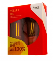 Фото Londa Professional - Подарочный набор Velvet Oil: Шампунь, 250 мл + Маска, 200 мл
