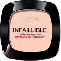 

L'Oreal Infaillible - Пудра 24 часа, тон 123 Золотисто-ванильный, 9 г