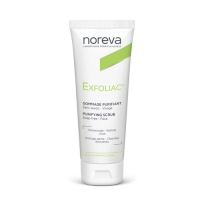 Noreva Exfoliac - Скраб очищающий для проблемной кожи, 50 мл солнцезащитное средство noreva exfoliac matifying suncare fluid 40 мл