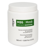 Dikson - Увлажняющая и питательная маска для сухих волос с протеинами молока Maschera Nourishing M86, 1000 мл