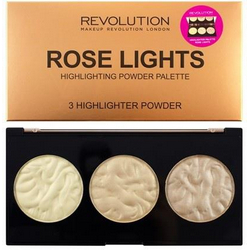 Фото Makeup Revolution Highlighter Palette Rose Lights - Палетка хайлайтеров