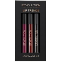 Makeup Revolution Lip Ultra Vamp - Набор из трех блесков для губ