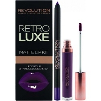 

Makeup Revolution Retro Luxe Kits Matte Royal - Набор для макияжа губ