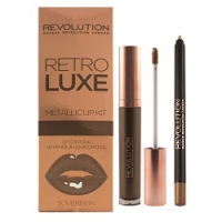 

Makeup Revolution Retro Luxe Kits Metallic Sovereign - Набор для макияжа губ