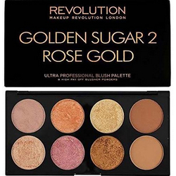 Фото Makeup Revolution Ultra Blush Palette Golden Sugar 2 Rose Gold - Палетка румян