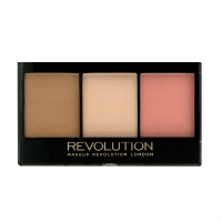 

Makeup Revolution Ultra Sculp and Contour Kit Ultra Fair C01 - Палетка для скульптурирования лица, 11 г