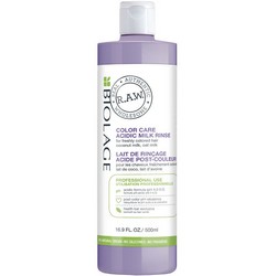Matrix Biolage R.A.W. Color Care Acidic Milk Rinse - Молочко для стабилизации уровня PH, 500 мл фото Фото Matrix Biolage R.A.W. Color Care Acidic Milk Rinse - Молочко для стабилизации уровня PH, 500 мл
