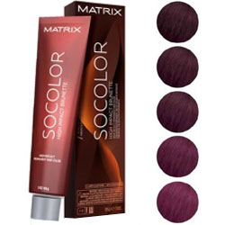 Фото Matrix Socolor.beauty High Impact Brunette - Крем-краска перманентная, тон VR перламутровый красный, 90 мл