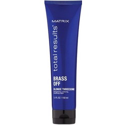 Matrix Total Results Brass Off - Уход для глубокого питания и термозащиты осветленных волос, 150 мл фото Фото Matrix Total Results Brass Off - Уход для глубокого питания и термозащиты осветленных волос, 150 мл
