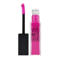 

Maybelline Color Sensational Vivid Matte - Жидкая матовая помада, тон 15 дерзкий розовый