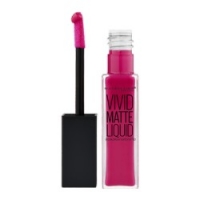 

Maybelline Color Sensational Vivid Matte - Жидкая матовая помада, тон 30 завораживающая фуксия