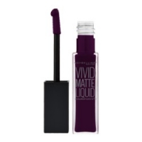 

Maybelline Color Sensational Vivid Matte - Жидкая матовая помада, тон 45 глубокий сливовый