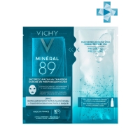 Vichy Mineral 89 - Экспресс-маска на тканевой основе Mineral 89, 29 г солнцезащитное средство vichy ideal soleil invisible hydrating mist spf 50 200 мл