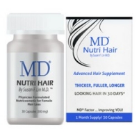 

MD Nutri Hair Supplements - Биологически активный комплекс для восстановления волос, 30 капсул