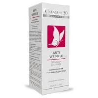 Medical Collagene 3D Anti Wrinkle - Коллагеновая гель-маска для лица с экстрактом плаценты, 30 мл