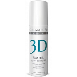 Фото Medical Collagene 3D Easy Peel - Гель-пилинг для лица с хитозаном на основе гликолевой кислоты 10% pH 2.8, 130 мл