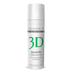 Фото Medical Collagene 3D Q10-Active - Коллагеновая гель-маска для сухой кожи, 130 мл