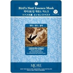 Фото Mijin Birds Nest Essence Mask - Маска тканевая с экстрактом ласточкиного гнезда, 23 г