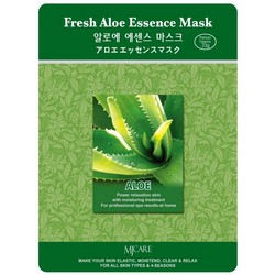 Фото Mijin Fresh Aloe Essence Mask - Маска тканевая с экстрактом алоэ, 23 г