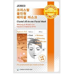 Фото Mijin Junico Crystal All-in-one Facial Mask Hyaluronic - Маска тканевая c гиалуроновой кислотой, 25 г