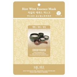 Фото Mijin Makgeolli Essence Mask - Маска тканевая с рисовым вином, 23 г