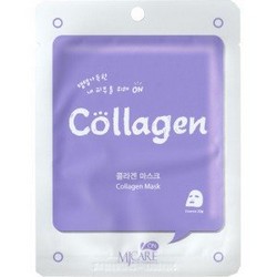 Фото Mijin MJ Care Collagen Mask - Маска тканевая с коллагеном, 22 г
