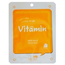 Фото Mijin MJ Care Vitamin Mask - Маска тканевая с облепихой, 22 г
