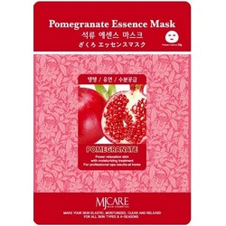 Фото Mijin Pomegranate Essence Mask - Маска тканевая с гранатом, 23 г