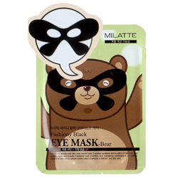 Фото Milatte Fashiony Black Eye Mask-Bear - Маска от морщин вокруг глаз, 10 г