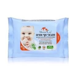 Фото Mommy Care - Натуральные детские влажные салфетки для лица и носиков, 24 шт