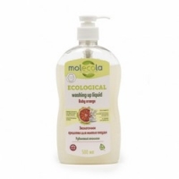 Molecola - Средство для мытья посуды, Рубиновый апельсин, экологичное, 500мл molecola средство для мытья овощей и фруктов экологичное 500 мл